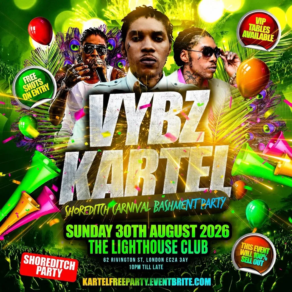 VYBZ Kartel - Shoreditch Carnival Bashment Party at The Lighthouse Bar And Club