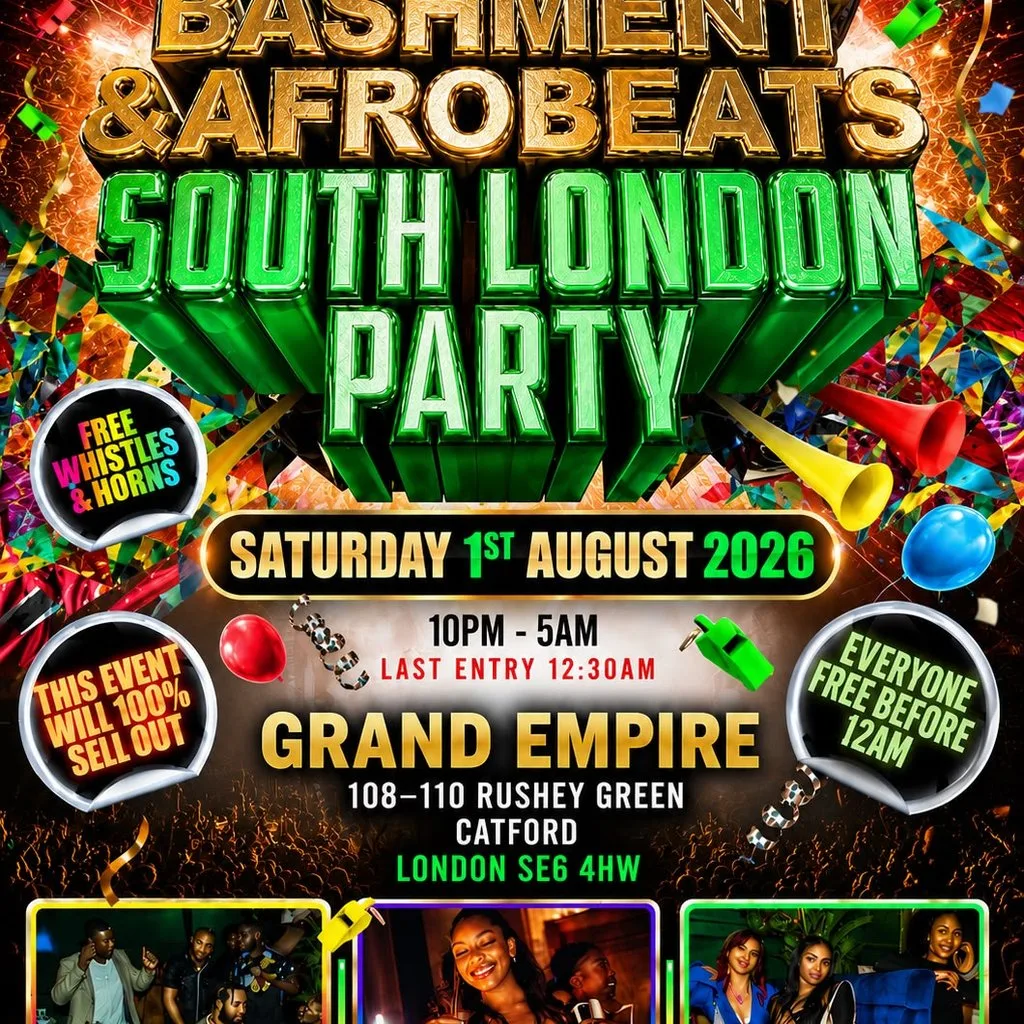 Bashment & Afrobeats - South London Party - Everyone Free Before
