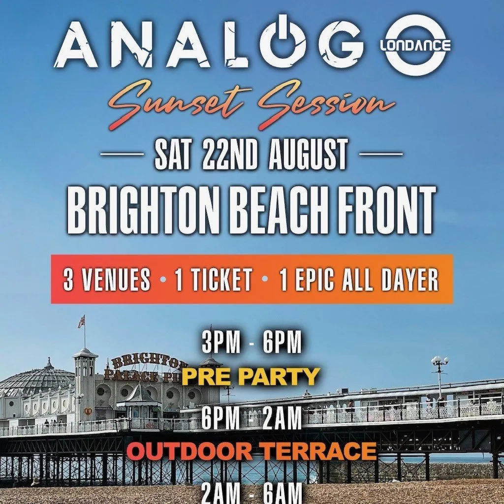 Analog x Londance 'Brighton Sunset Session' at Tempest Brighton