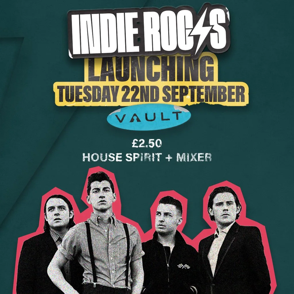 Indie Rocks at The Vault Bournemouth