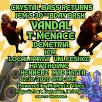Crystal Bass Returns: JEM'S 30TH BIRTHDAY BASH at Magnolia Park, High Wycombe