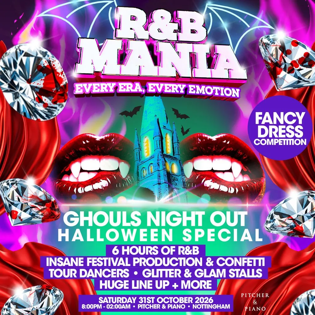RNB MANIA| Nottingham's Halloween R&B Party! at Pitcher and Piano