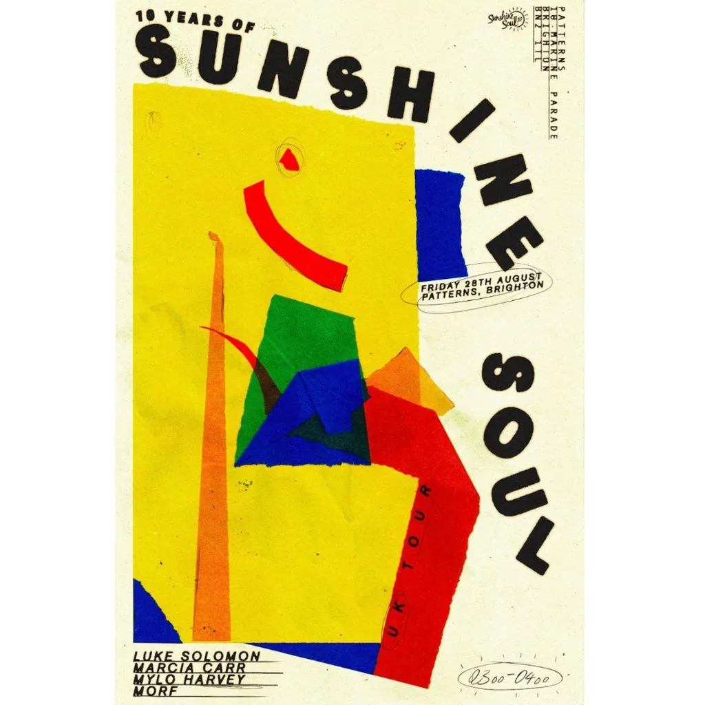 10 Years of Sunshine Soul: Luke Solomon & Marcia Carr at Patterns Brighton