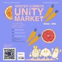 Wester Common Unity Market 26th June, 11th July, 25th July FREE! at The Courtyard Pantry