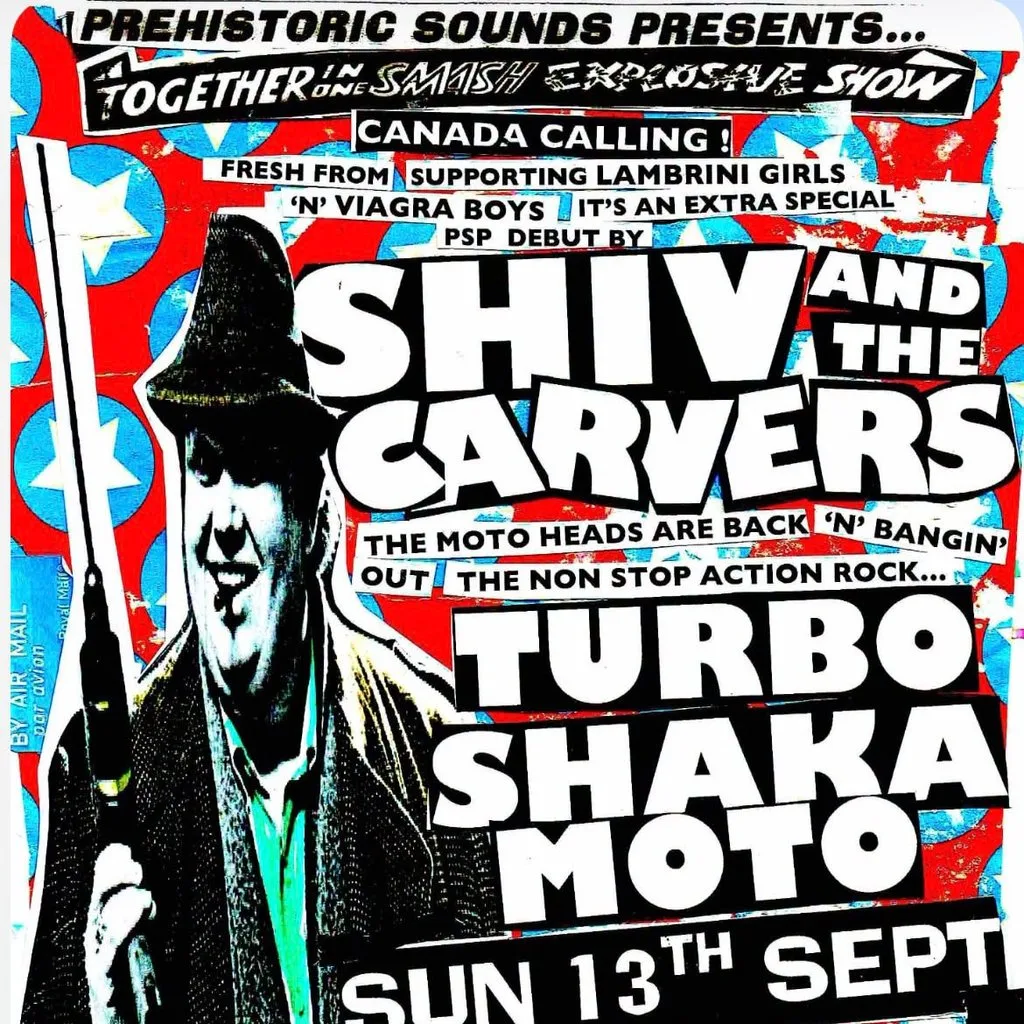 Prehistoric Sounds Presents Shiv & The Carvers + TurboShakaMoto at Billy Bootleggers