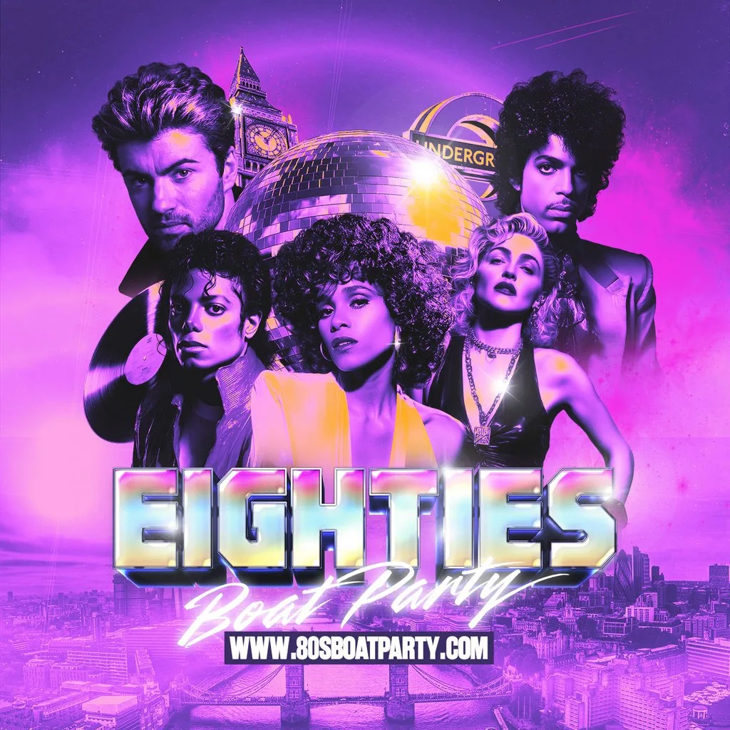 80s London Summer Boat Party 2026! at Temple Pier