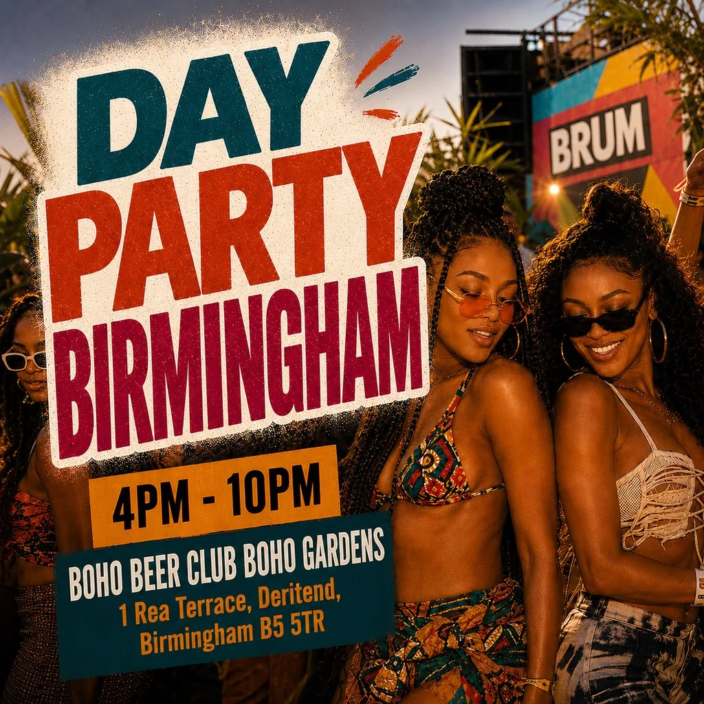 DAY PARTY BIRMINGHAM - Summer Rooftop Day Party at Boho Beer Garden