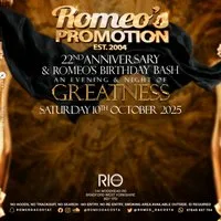 Romeo's Promotion - Greatness (Dinner, Comedy & Dance) at RIO GRANDE