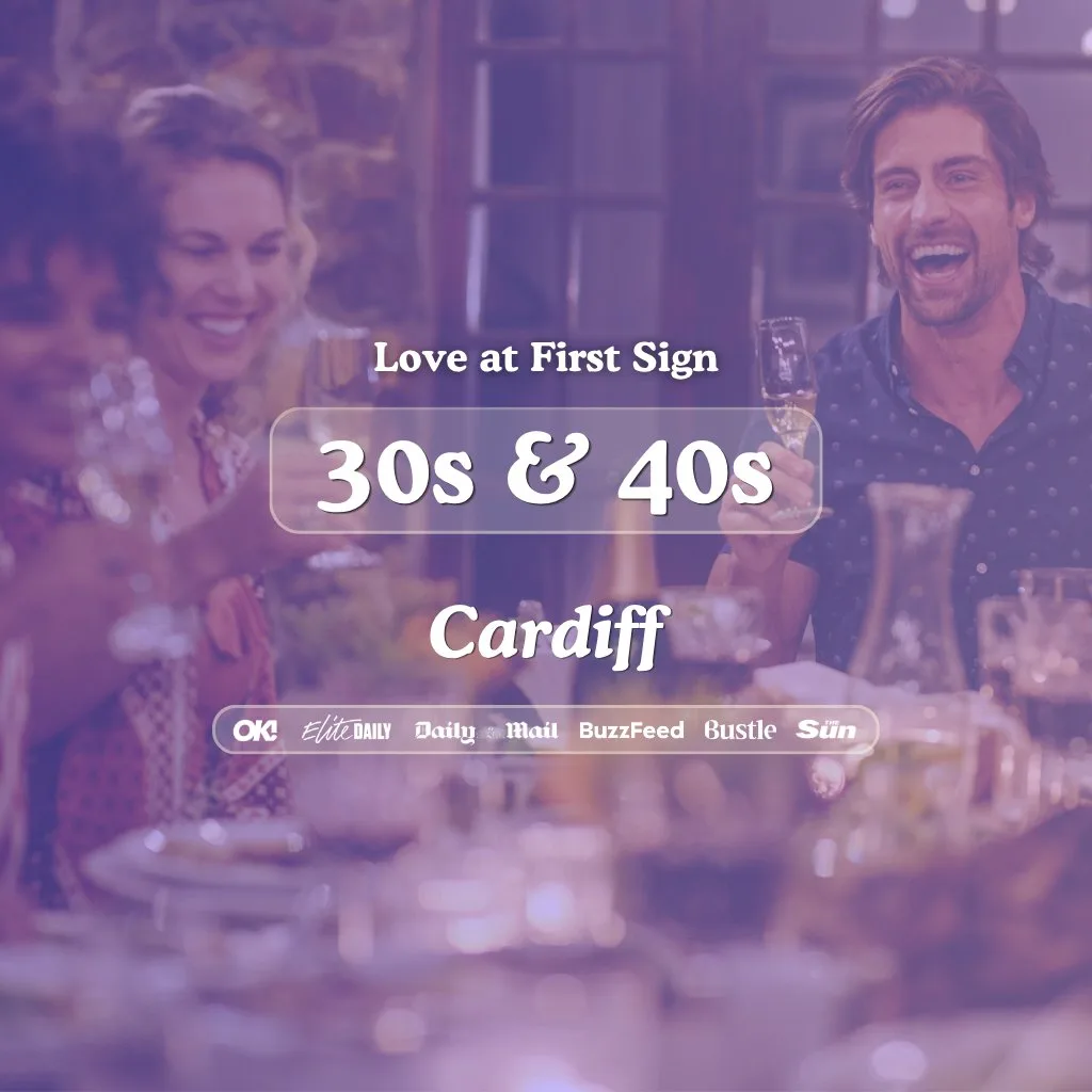 30s & 40s Singles Night at S&L Cardiff|Love at First Sign