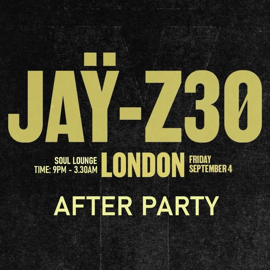Jay Z London Concert After Party at Soul Lounge Clapham