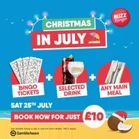 Xmas In July Night Out 25/07 - Buzz Bingo Barkingside at Buzz Bingo Barkingside