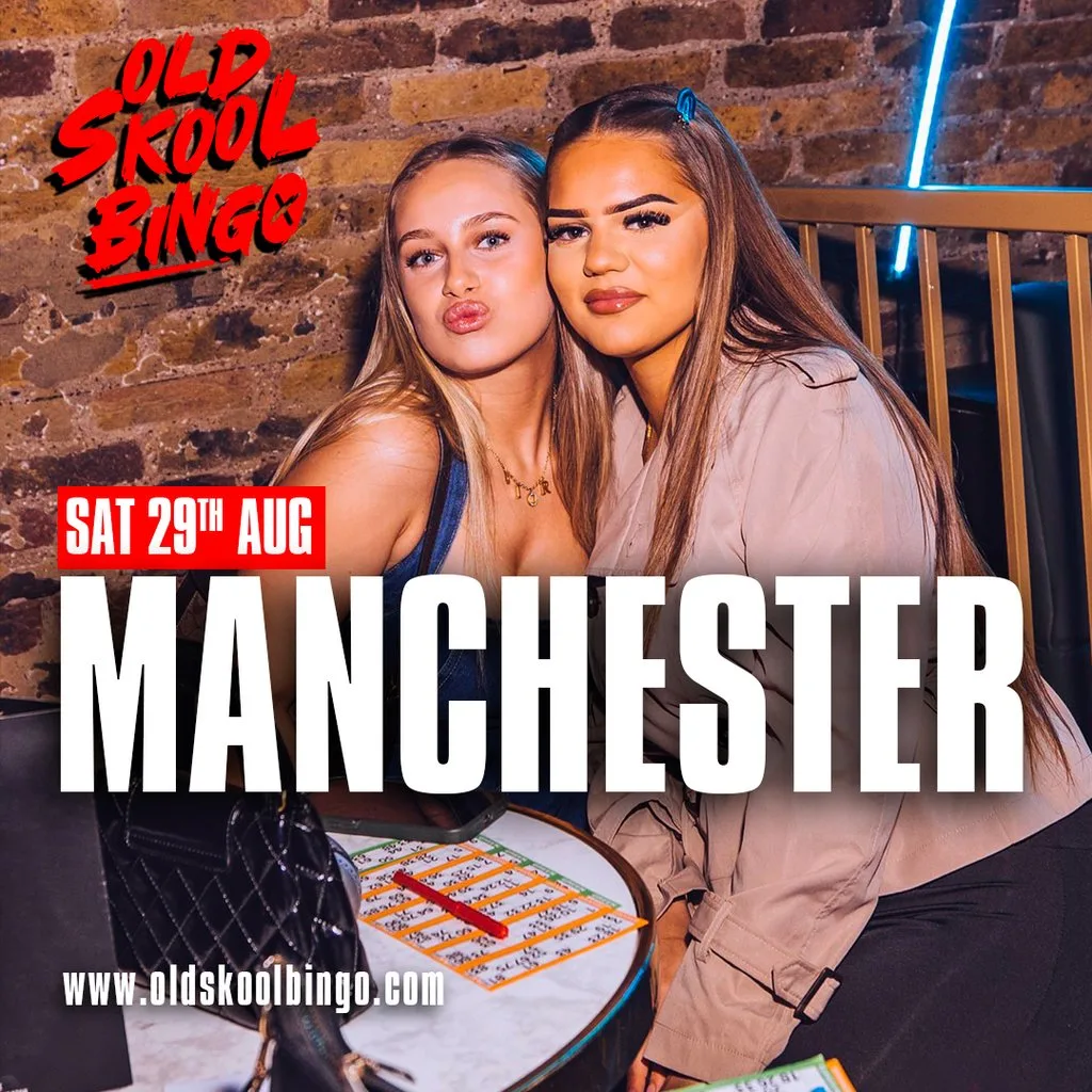 Old Skool Bingo Sat 29th August Manchester at Impossible Manchester
