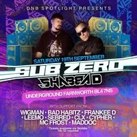 DNB Spotlight presents: Sub Zero & Shabba D at Underground