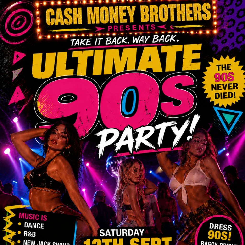 CMB ULTIMATE 90s PARTY at Coppid Beech Hotel