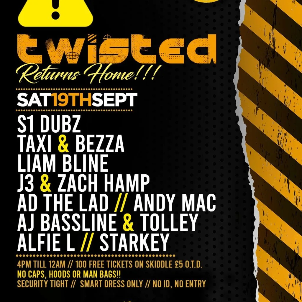 TWISTED: Returns Home!! at The Bassment Venue