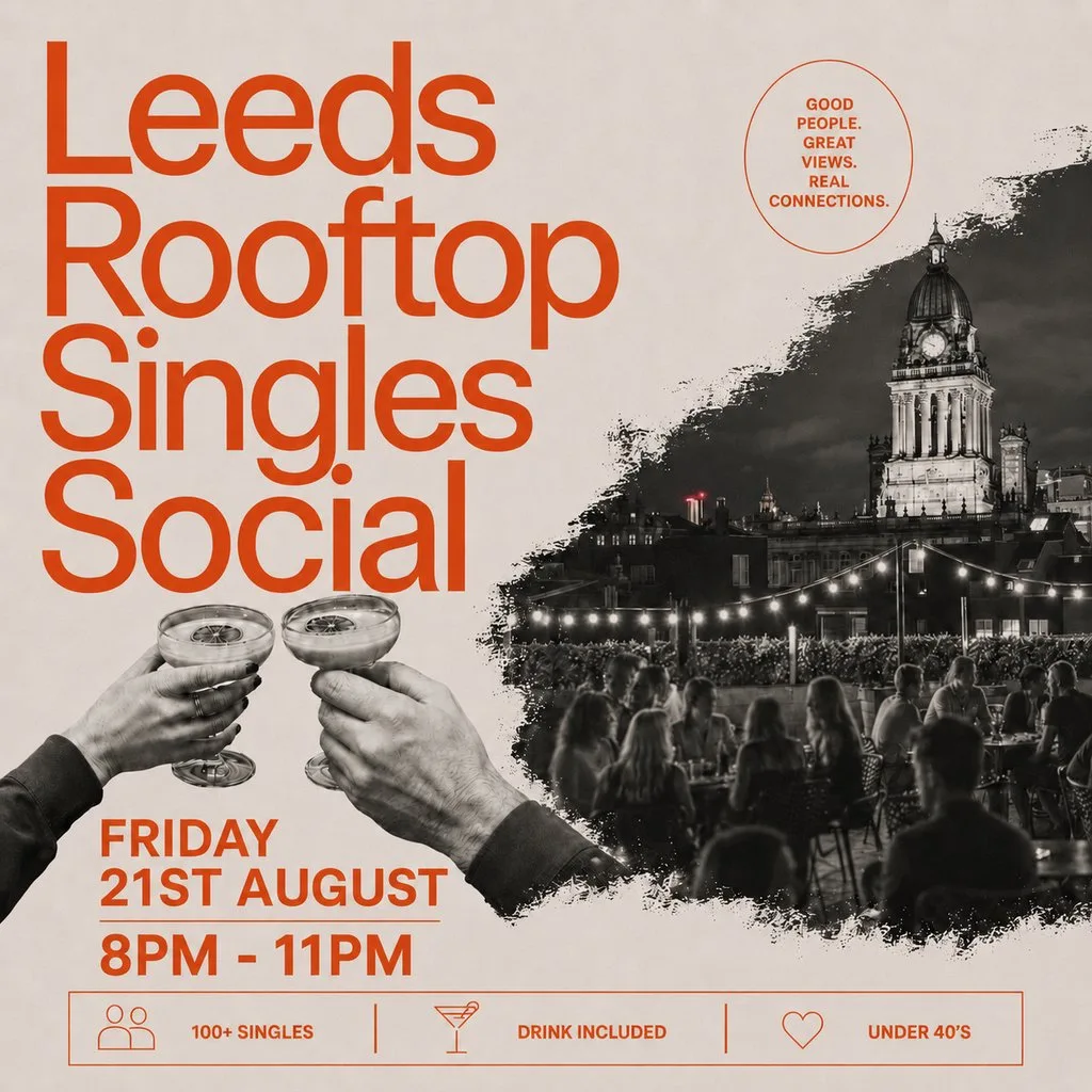 Leeds Rooftop Singles Social | 100+ Singles | Under 40s at The Rooftop Social
