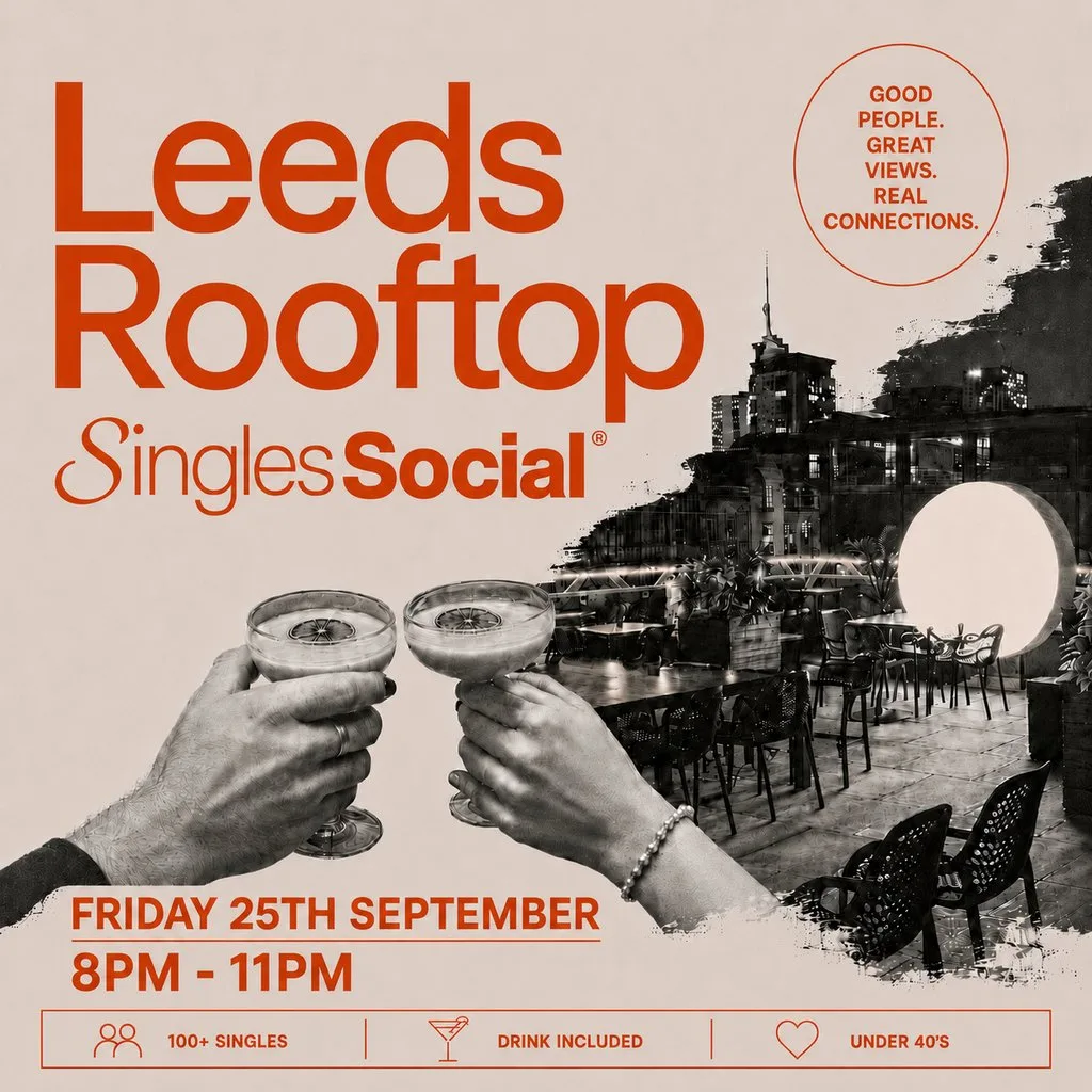 Leeds Rooftop Singles Social | 100+ Singles | Under 40s at The Rooftop Social