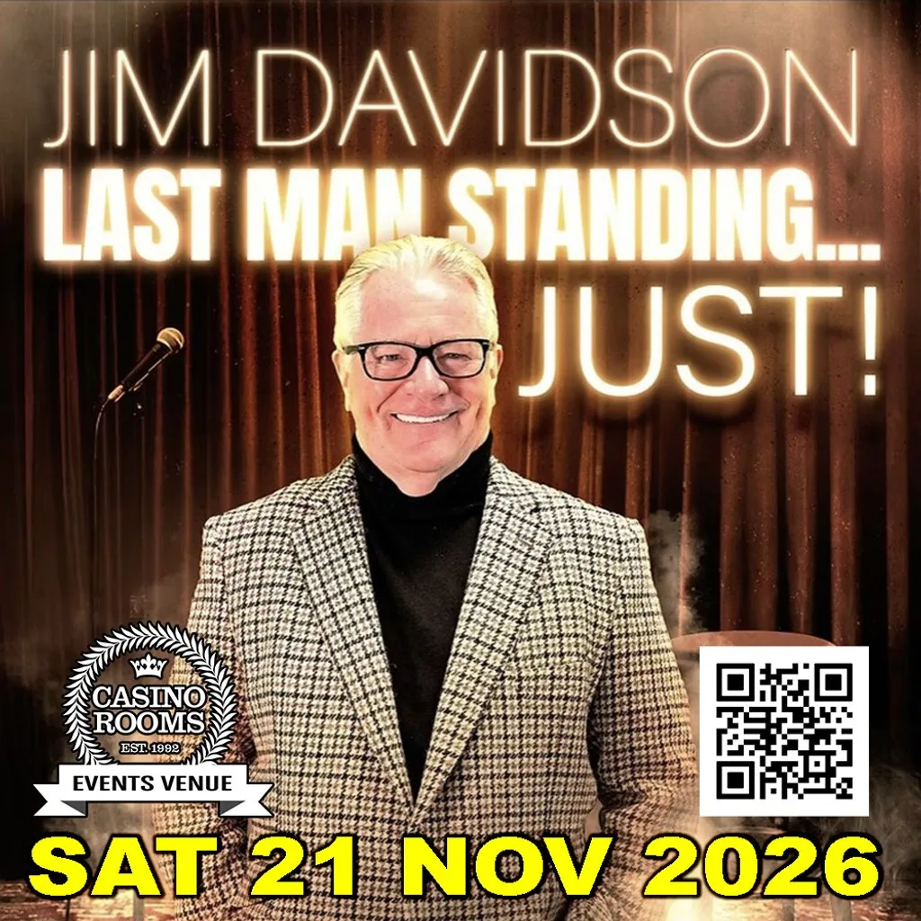 Jim Davidson Live - Last Man Standing... Just! at Casino Rooms