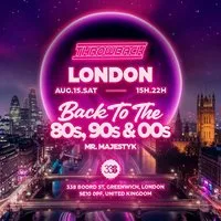 Throwback LONDON Studio338 - Back to 80s, 90s & 00s at Studio 338 London