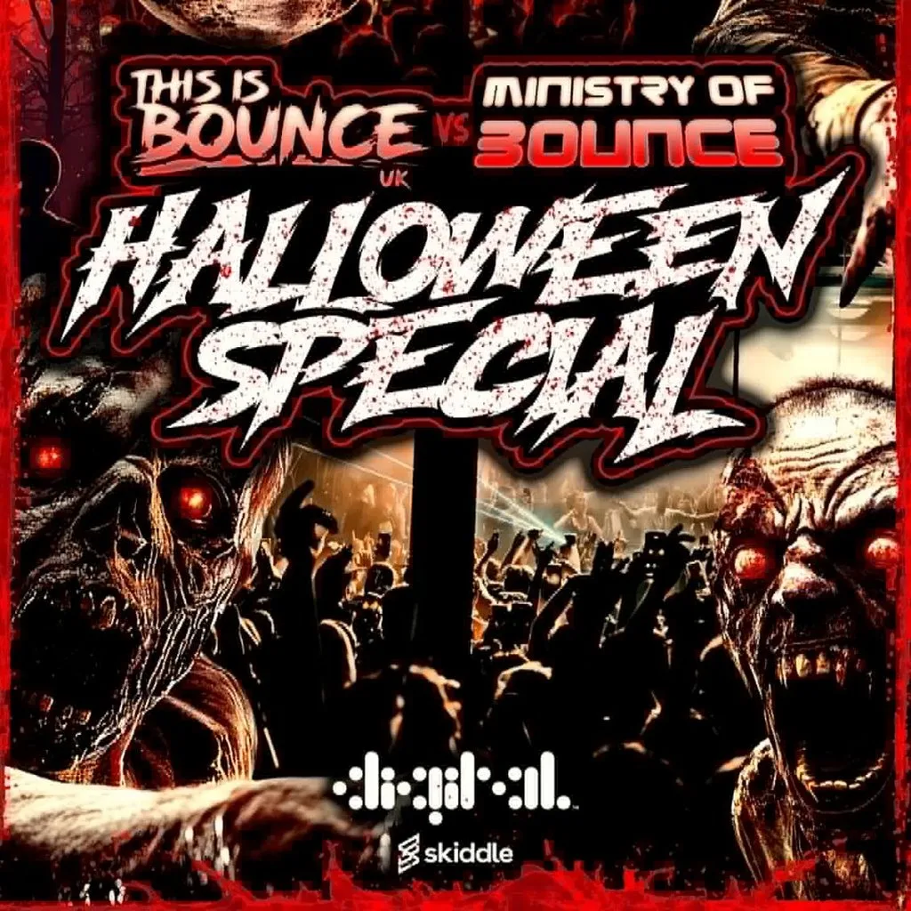 This is Bounce UK vs Ministry of Bounce Halloween Special at Digital Newcastle