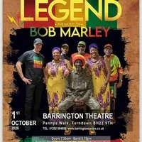 Legend live presents the music of Bob Marley at The Barrington at The Barrington Theatre