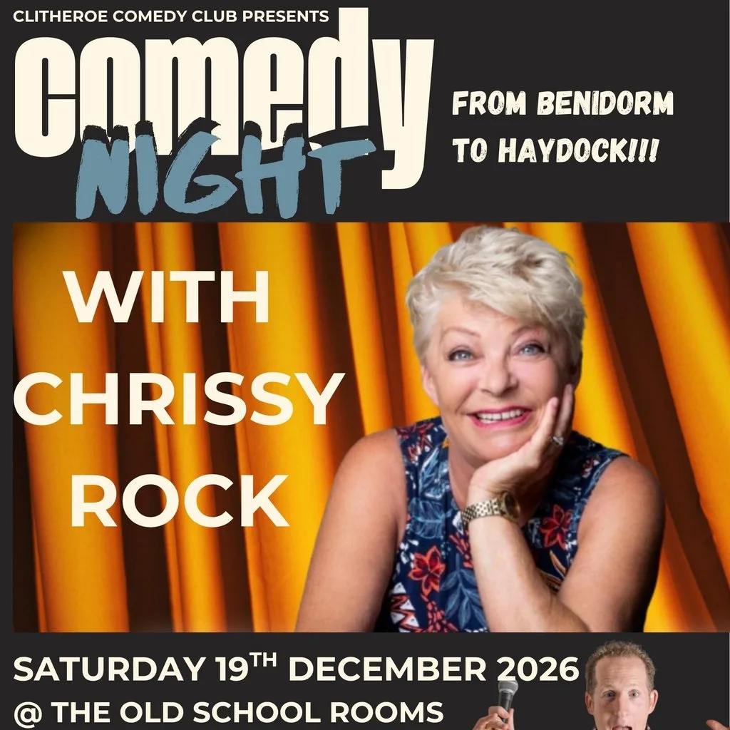 Chriss Rock @ The Old School Rooms Clitheroe, Sat 19th Dec 2026 at The Old School Rooms, Clitheroe