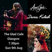 Anne Gair and Daria Kulesh at The Glad Cafe CIC