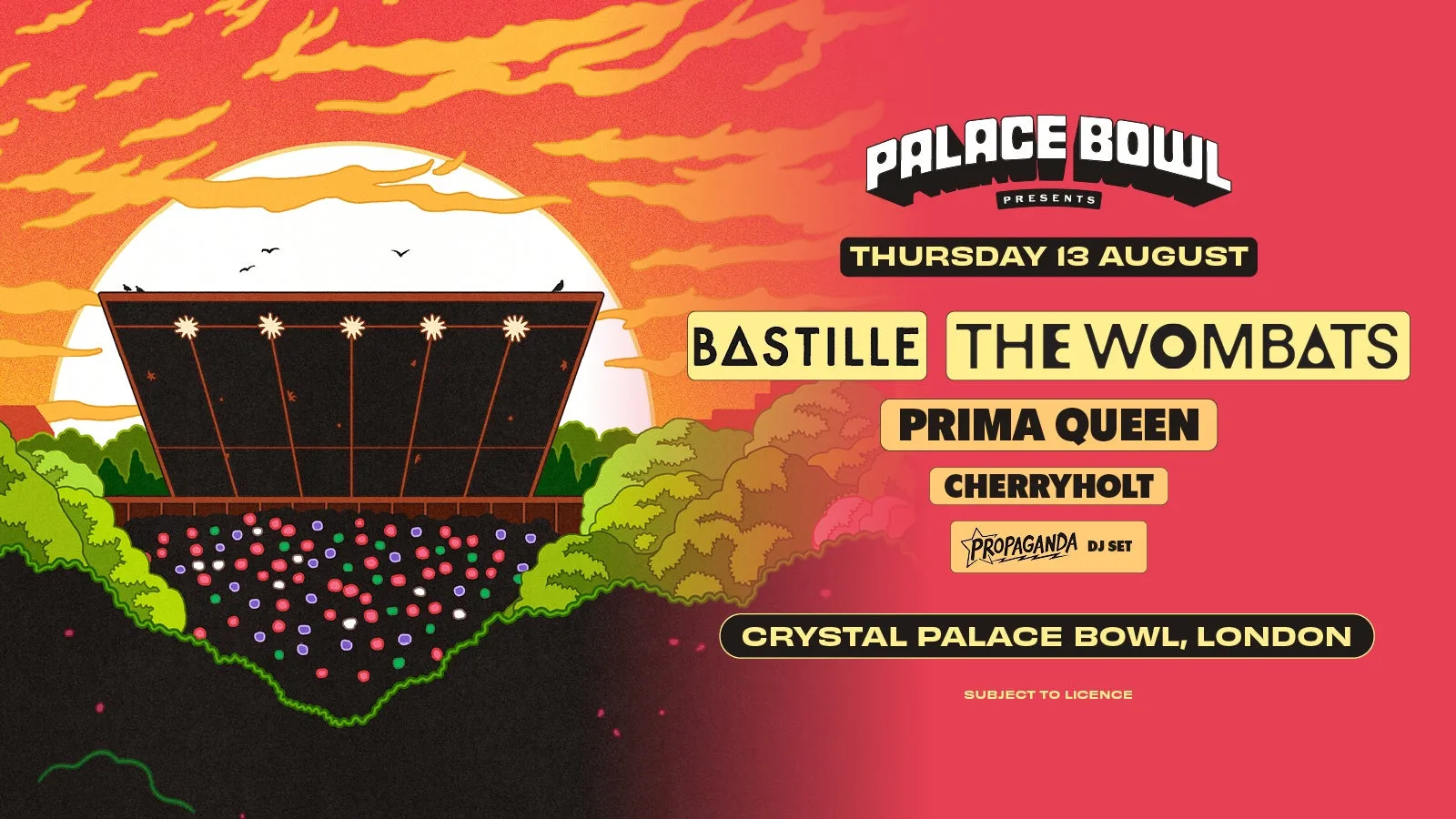 Bastille & The Wombats at Crystal Palace Bowl