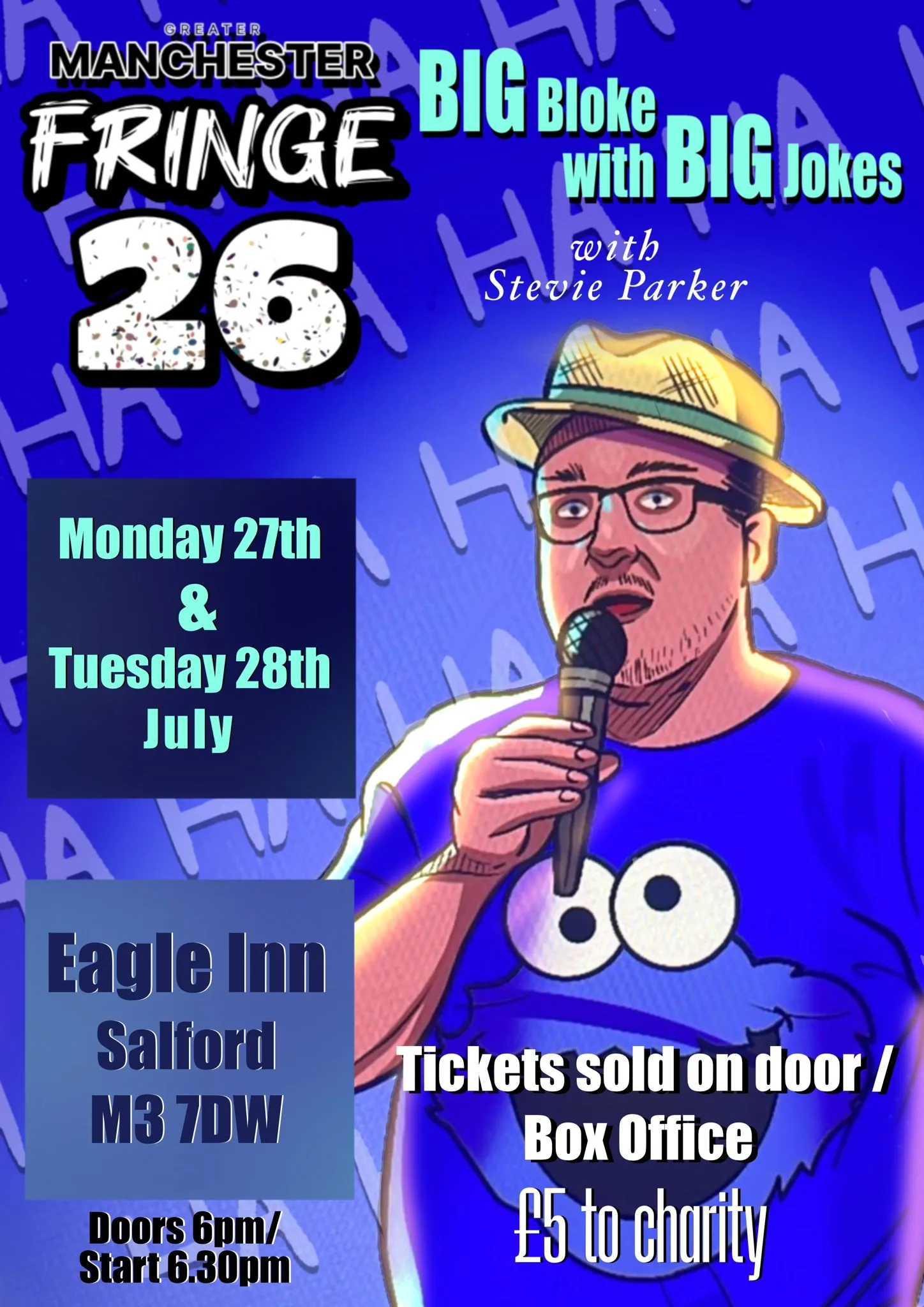 Stevie Parker: Comedy – Big Bloke with Big Jokes at The Eagle Inn, Salford