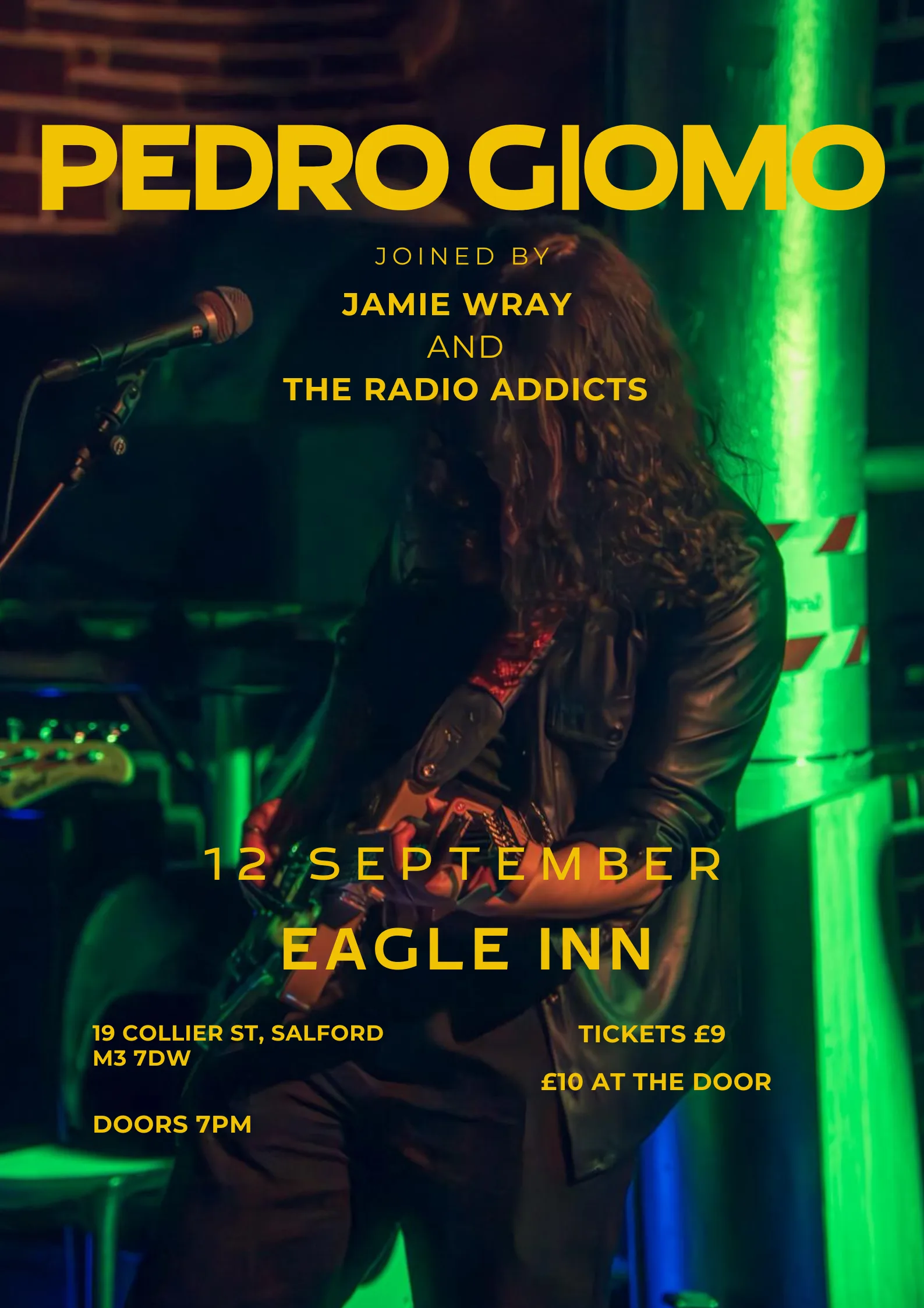 Pedro Giomo at The Eagle Inn, Salford