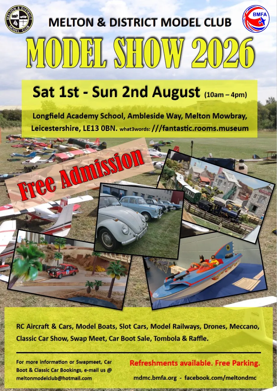 Melton & District Model Show 2026 at North London MFC