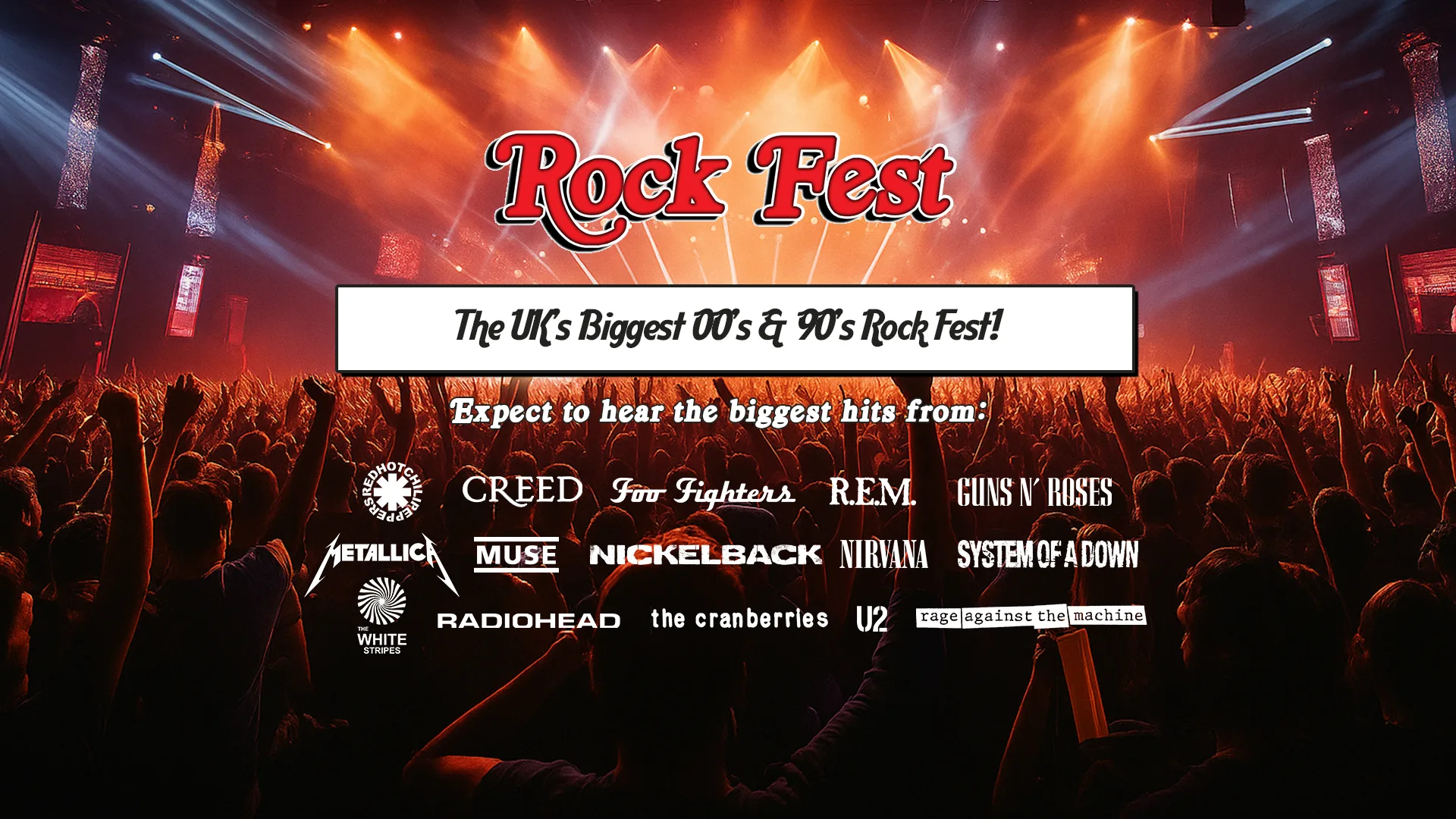 90's & 00's Rock Fest - Cardiff at Vale Arena Ltd