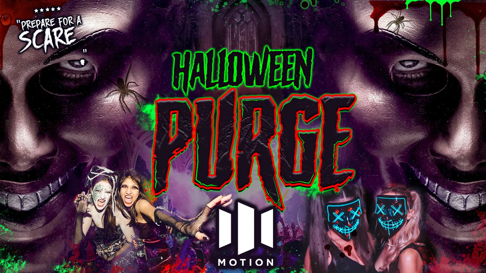 HALLOWEEN PURGE🩸 Bristol's Biggest Halloween Event 🎃 at Motion