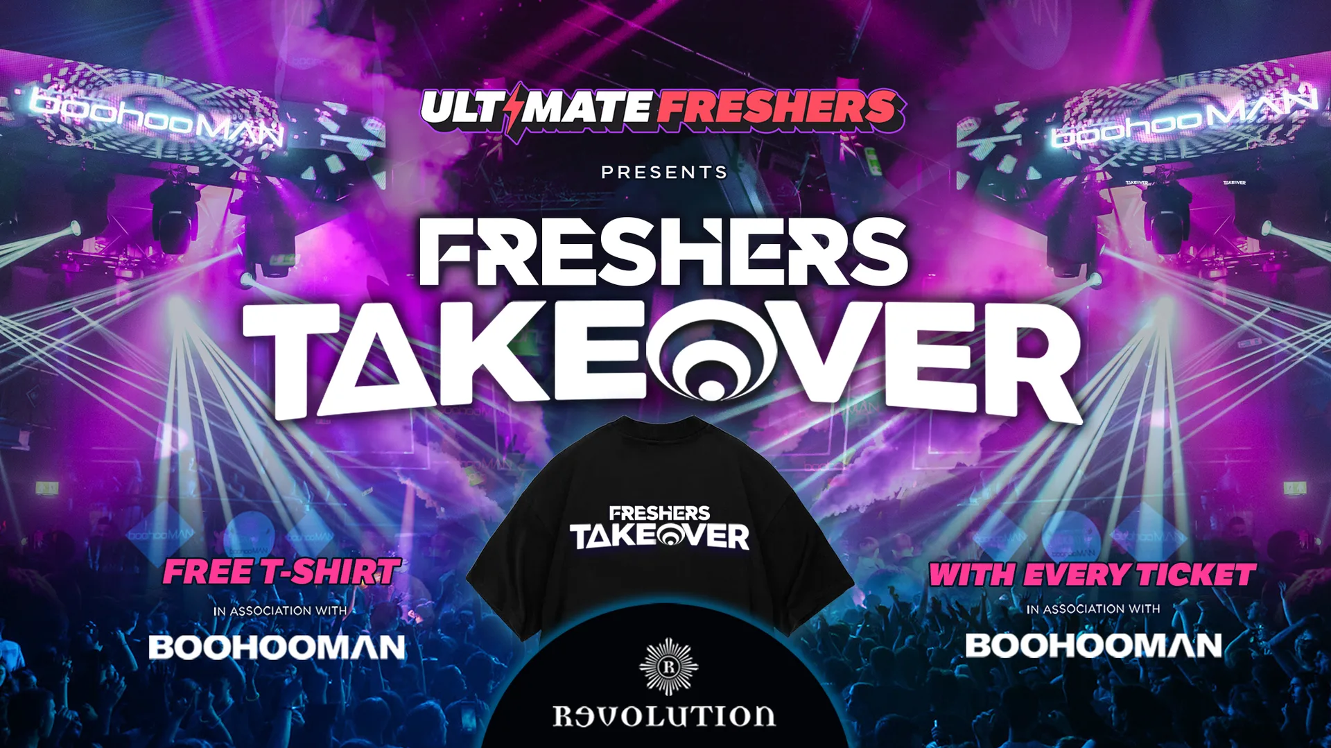 FRESHERS TAKEOVER YORK 2026 ⚡️ Sold Out 15 years Running! 👕 FREE T-Shirt with Every Ticket! at Revolution York