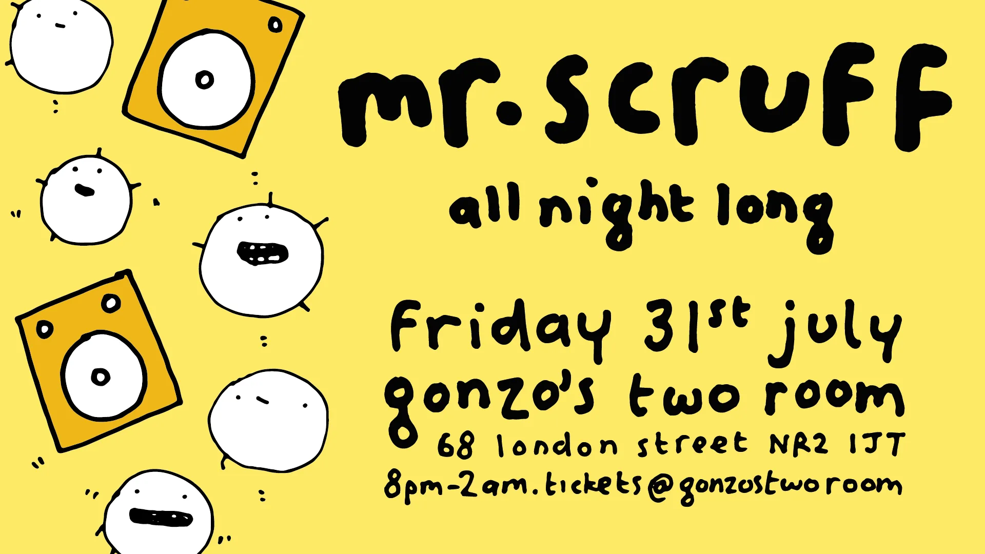 Mr Scruff - All Night Long - 6hr Set at Gonzo's Tea Room