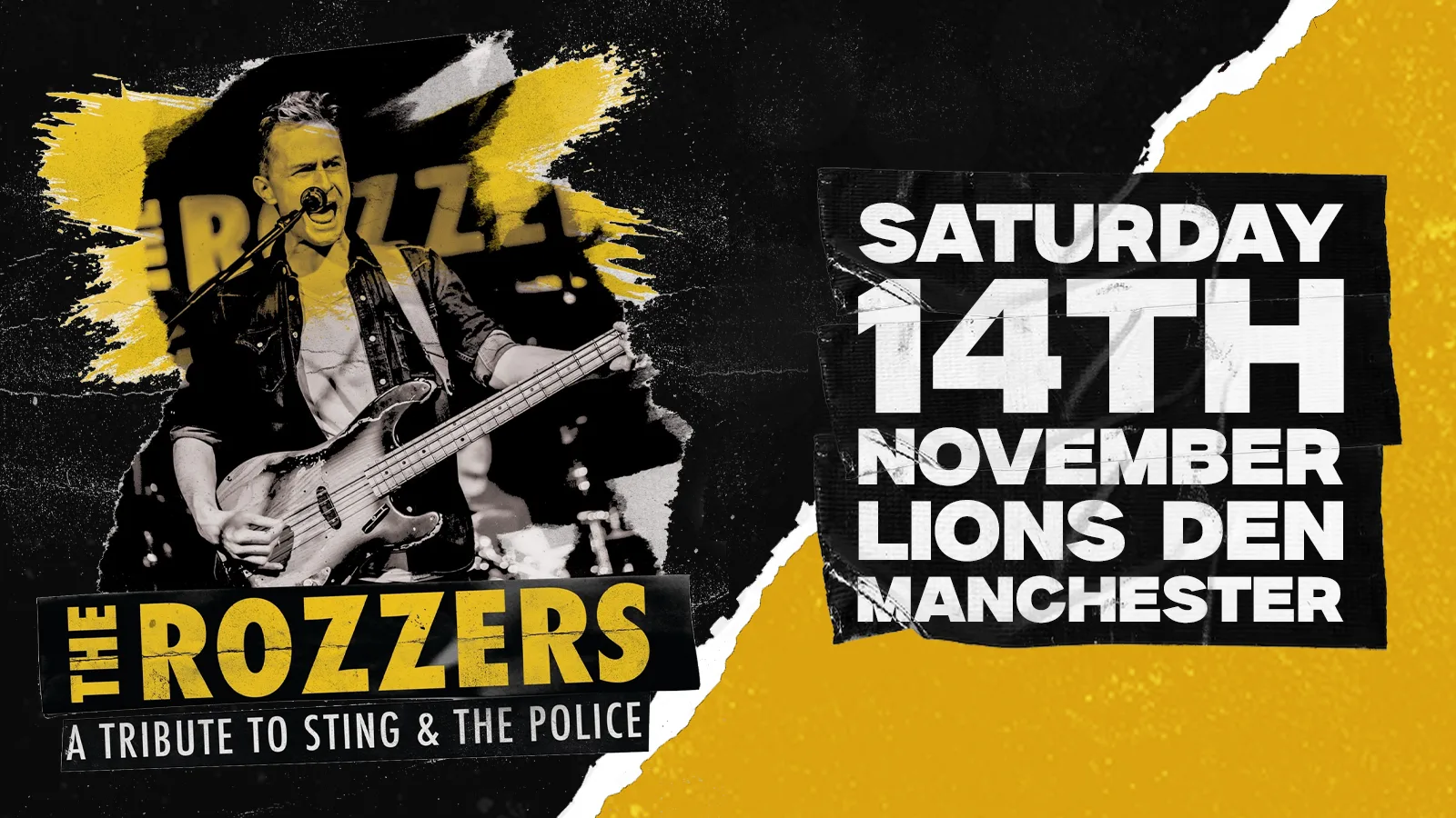 The Rozzers (Tribute to Sting & The Police) at Lions Den Manchester