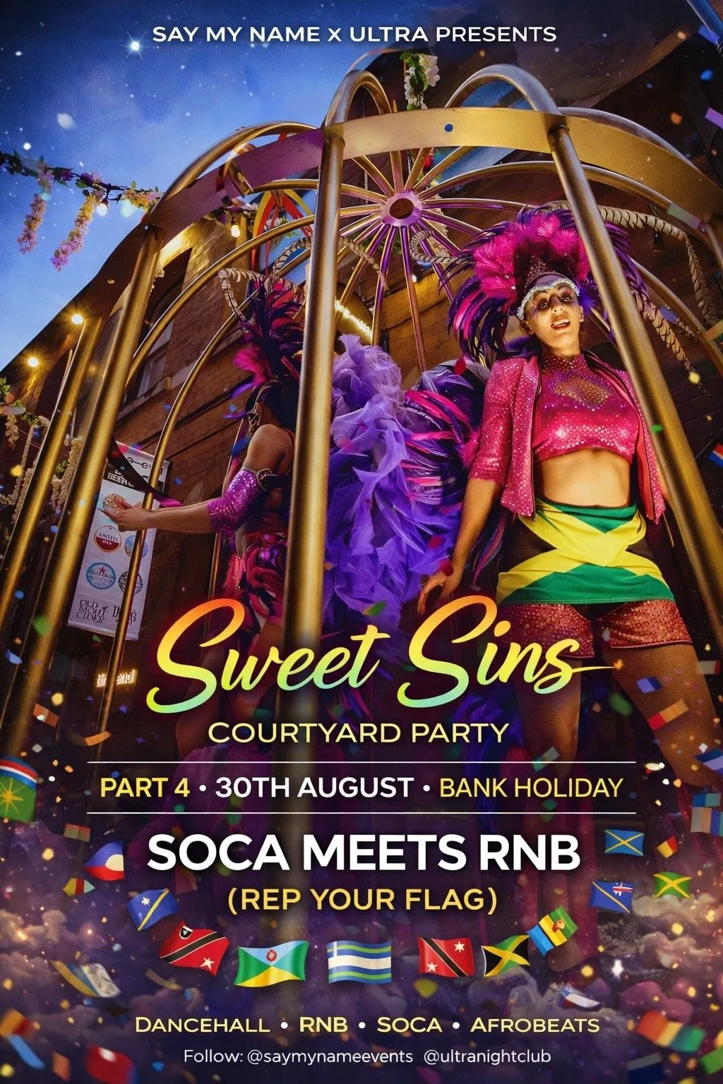 🇯🇲Soca Meets RnB (Rep Your Flag - Courtyard Party 🇰🇪 (Carnival Edition) at ULTRA