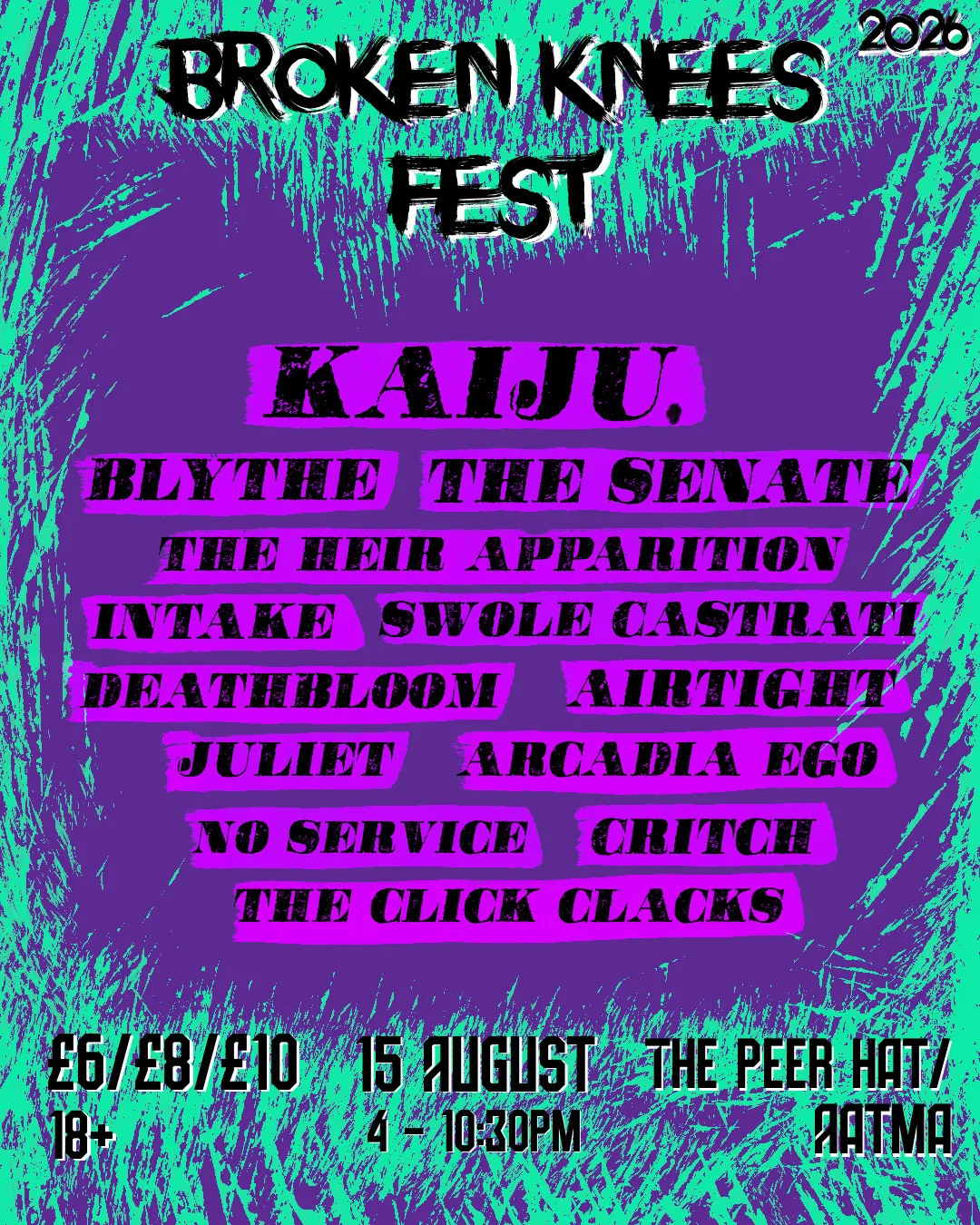BROKEN KNEES FEST 2026 at Aatma