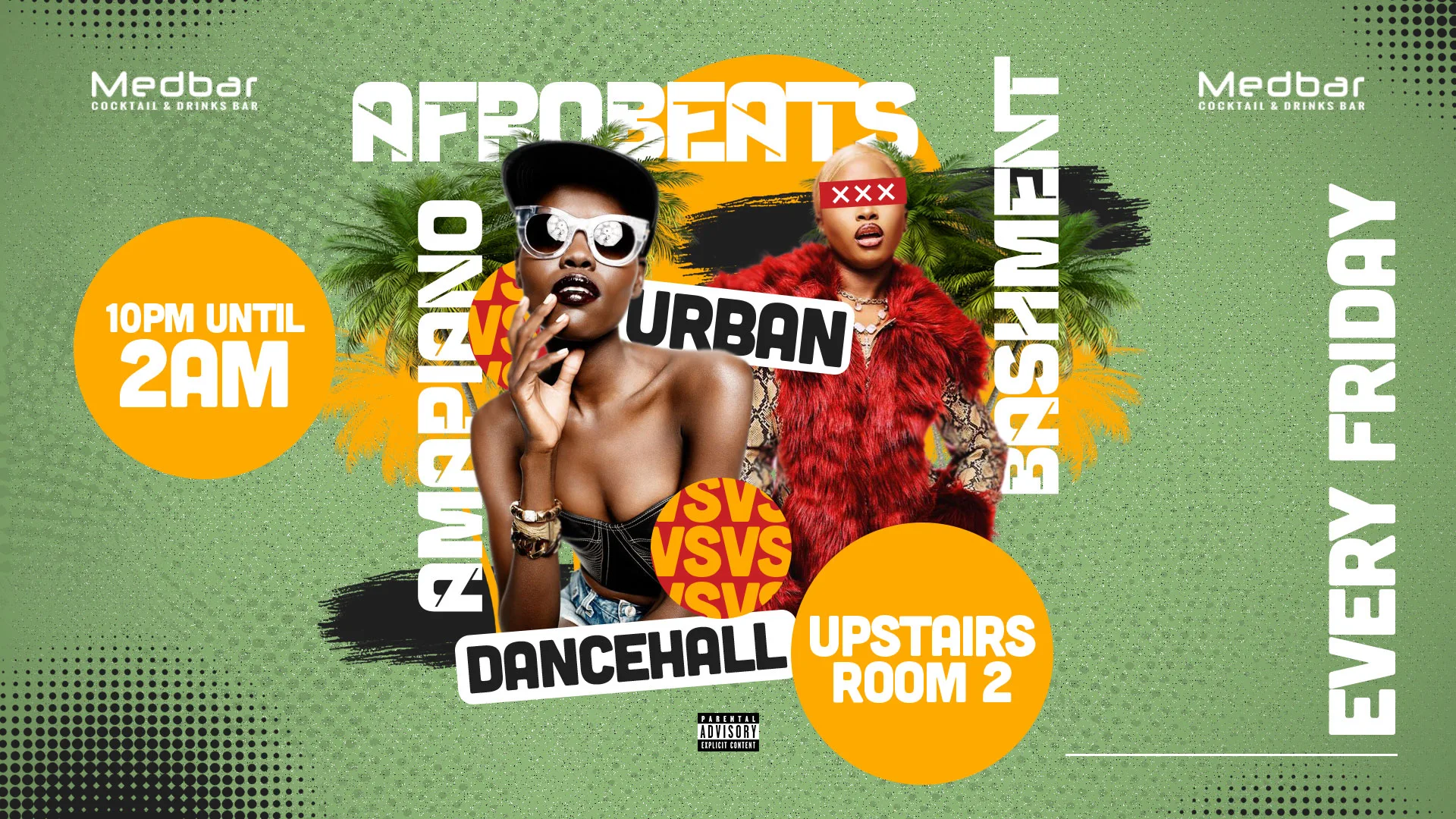 Urban Room Fridays | Upstairs at Medbar Southampton