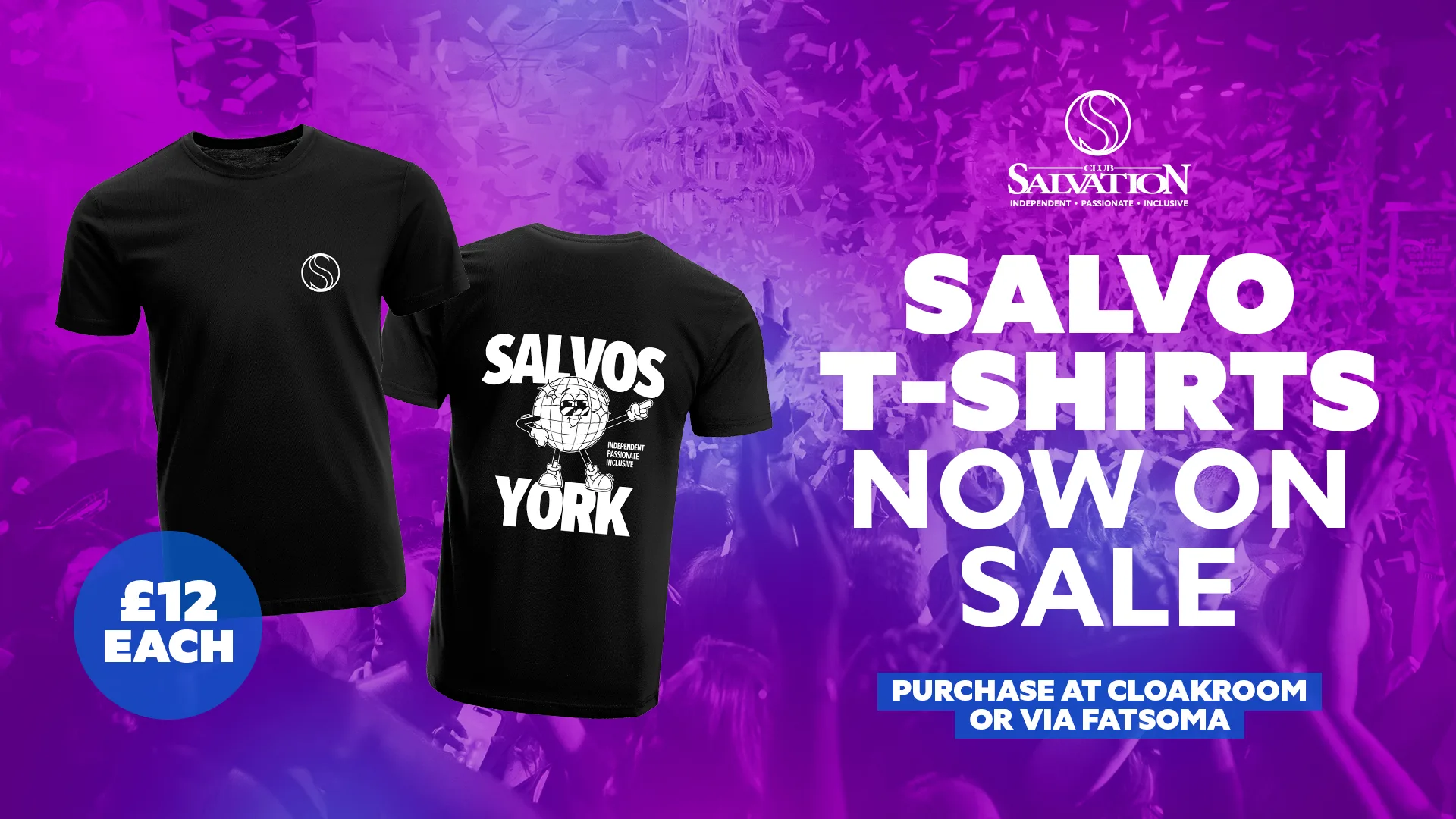 LIMITED EDITION: Salvos York Tee Drop 🔥 at Salvation