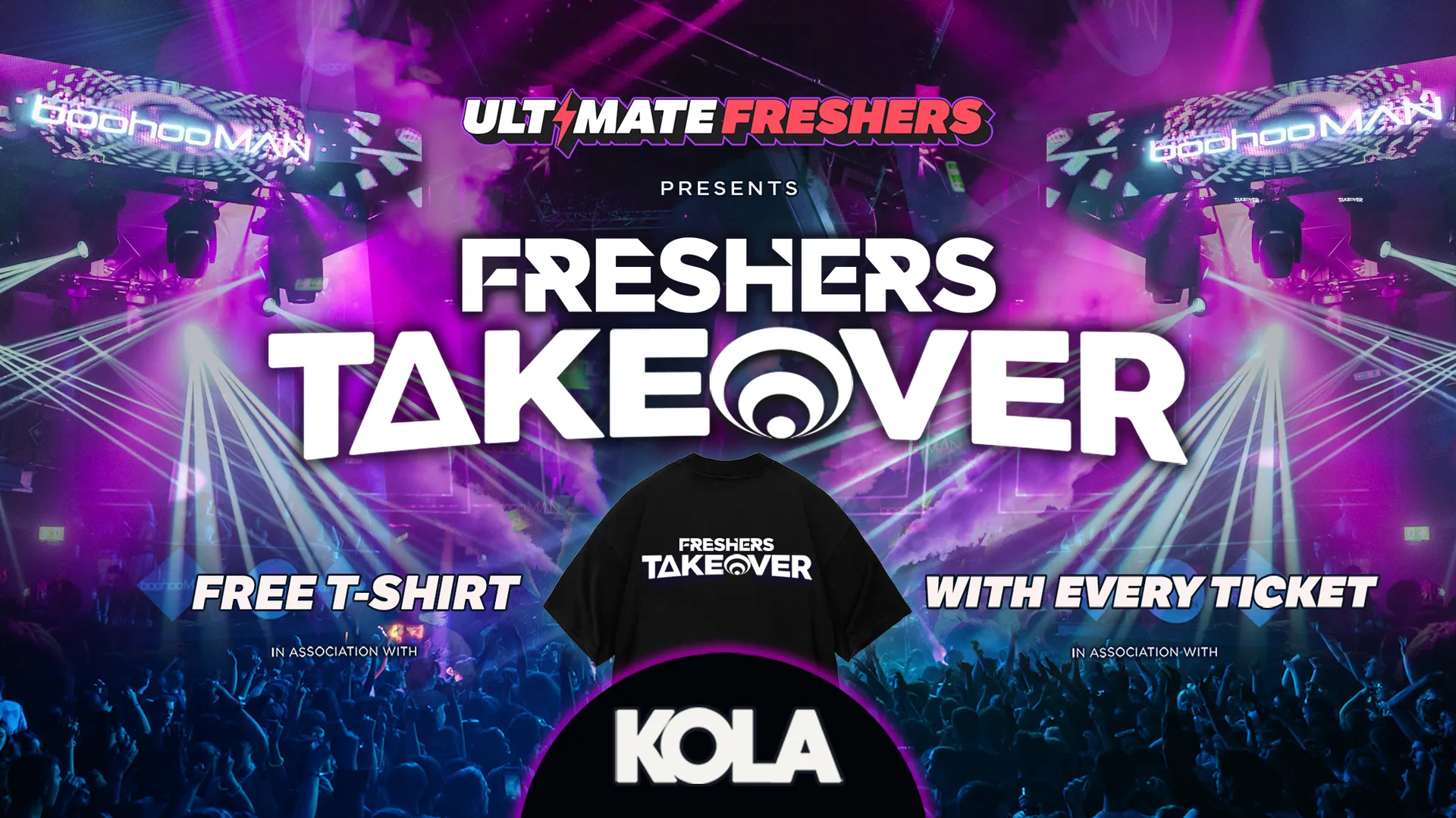 FRESHERS TAKEOVER PORTSMOUTH 2026 ⚡️ Sold Out 15 years Running! 👕 FREE T-Shirt with Every Ticket! at KOLA