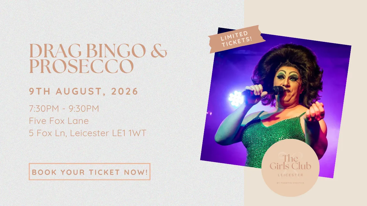 🎤✨ DRAG BINGO & PROSECCO WITH FANNY BURNS ✨💅 at Five Fox Lane