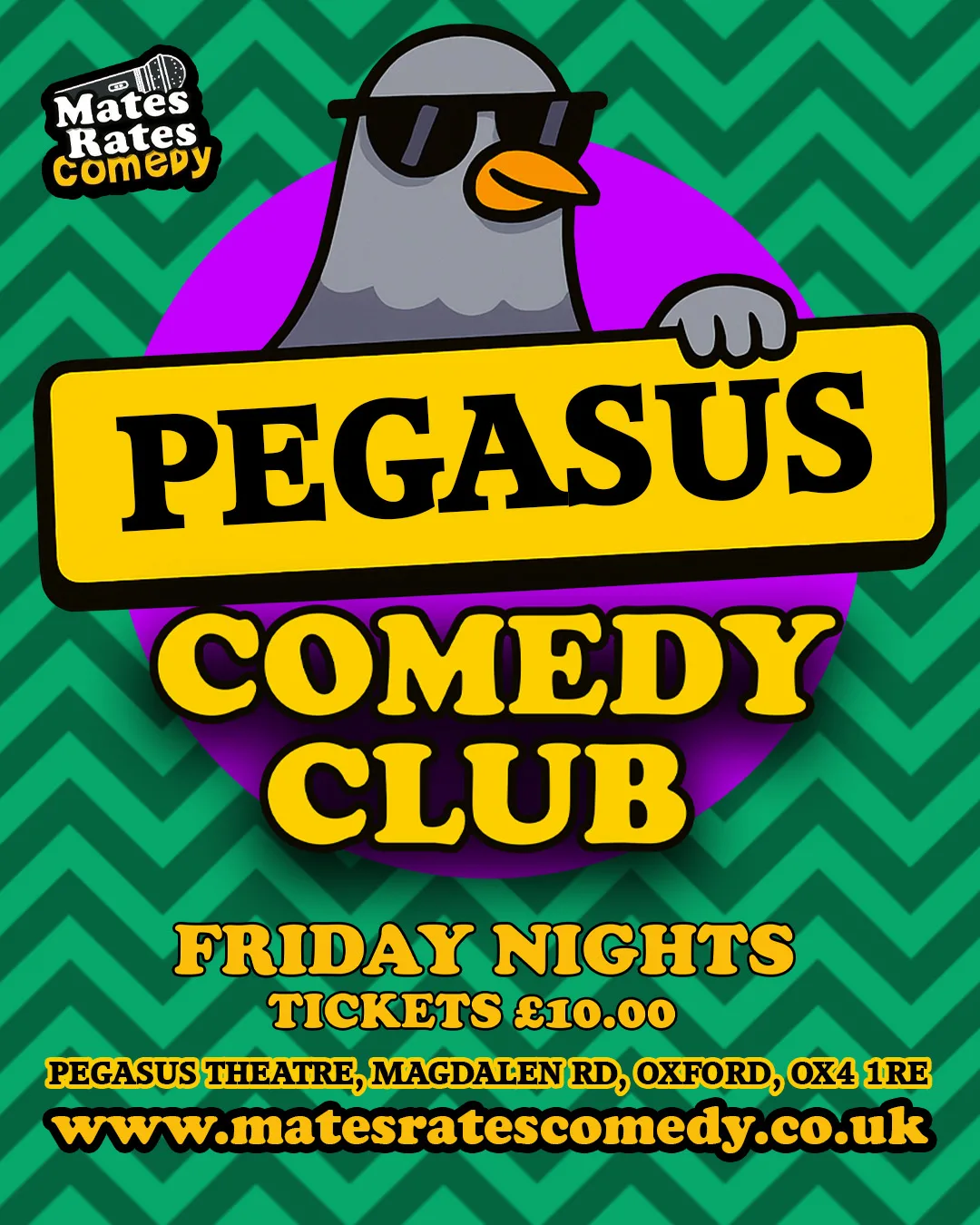Pegasus Comedy Club: November 6 at Pegasus