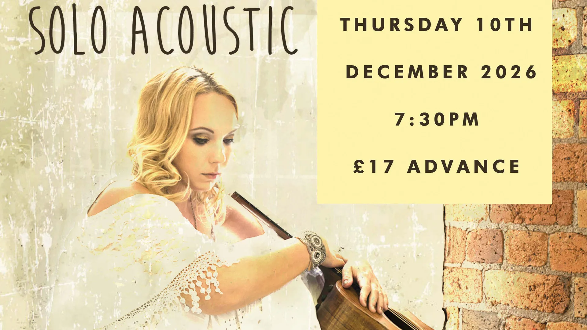 Chantel McGregor (Solo Acoustic)