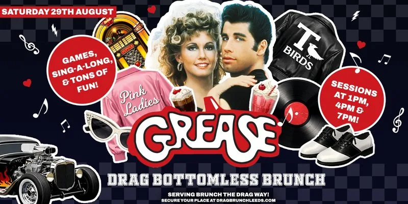 The Drag Brunch presents - Grease Drag Brunch! at Bar Fibre