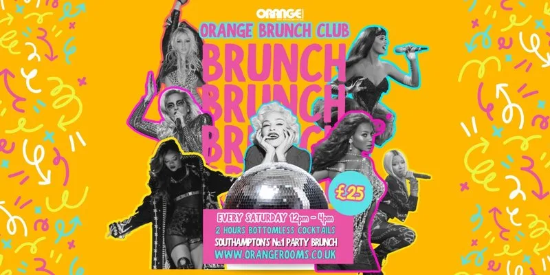 Orange Rooms Brunch Club 🧡 - Every Saturday! at Orange Rooms