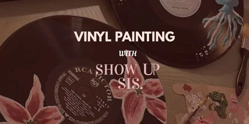 Show Up & Create: Vinyl Painting & Matcha Night 🎨🍵 at Oak Ca Phe