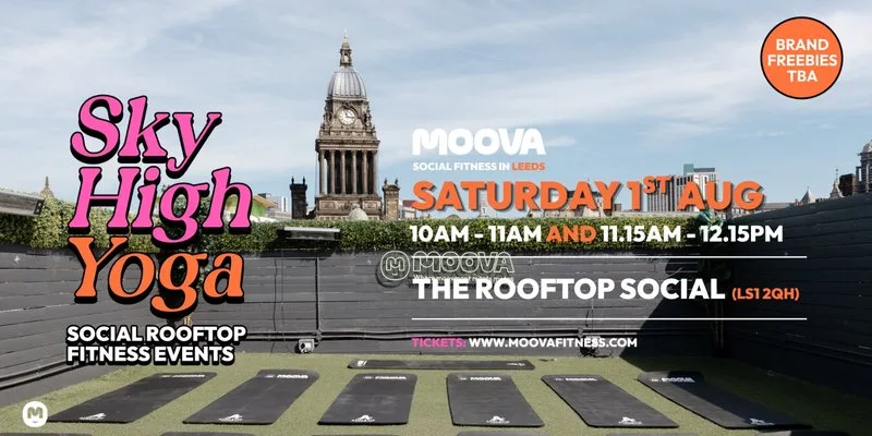 SKY HIGH YOGA w/ India @ The Rooftop Social - Sat 1st Aug at The Rooftop Social