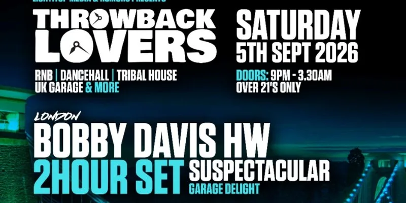 THROWBACK LOVERS at Rumours Lounge & Bar