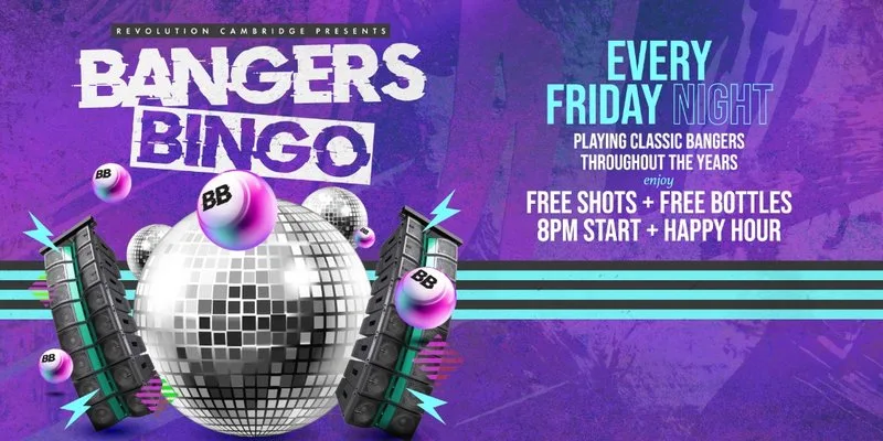 BANGERS BINGO at Revolution Cambridge